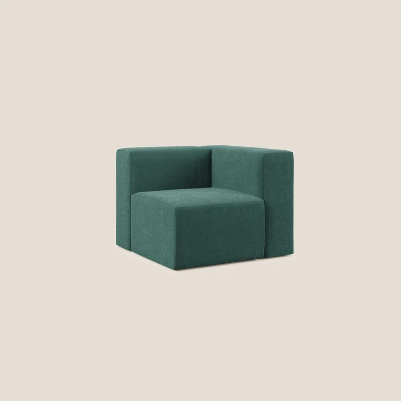 Nettuno module d'angle/latéral en bouclette douce T07 vert