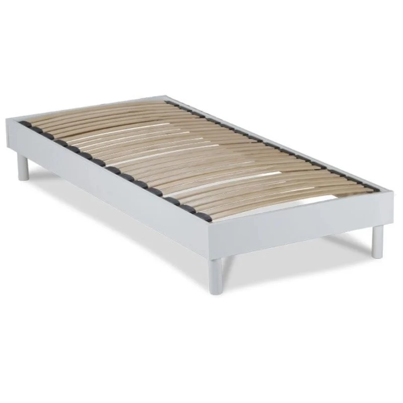 Sommier en kit bois Made in France - Bois, Blanc ou Gris