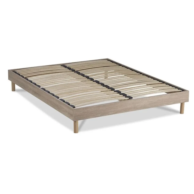 Sommier en kit bois Made in France - Bois, Blanc ou Gris