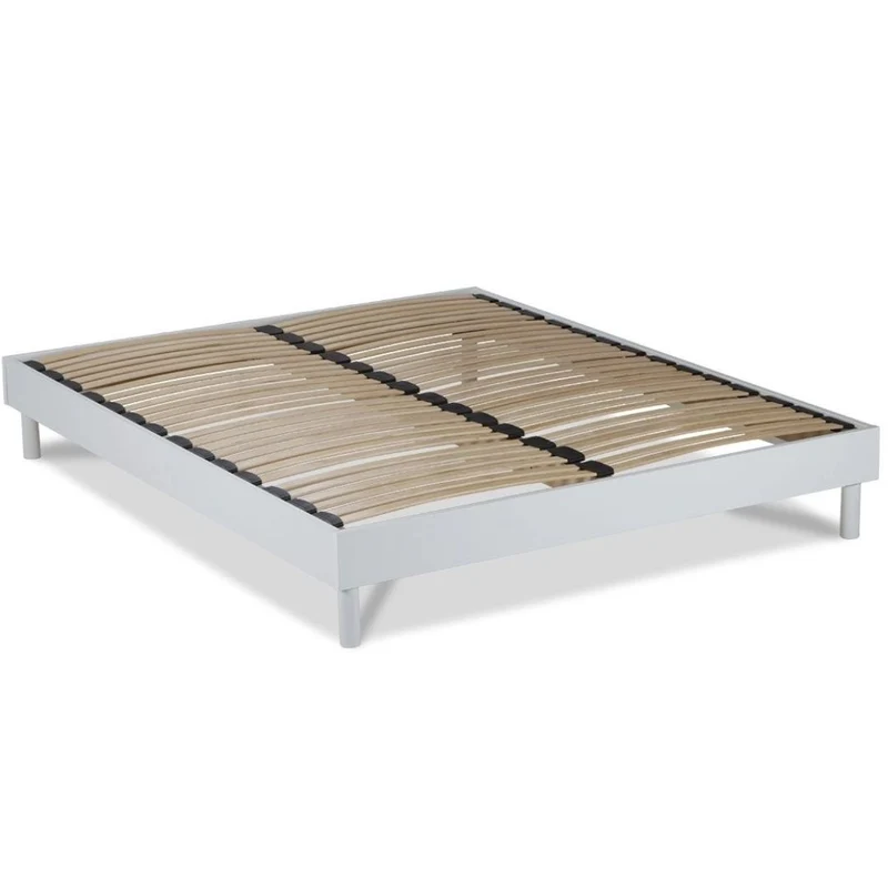 Sommier en kit bois Made in France - Bois, Blanc ou Gris