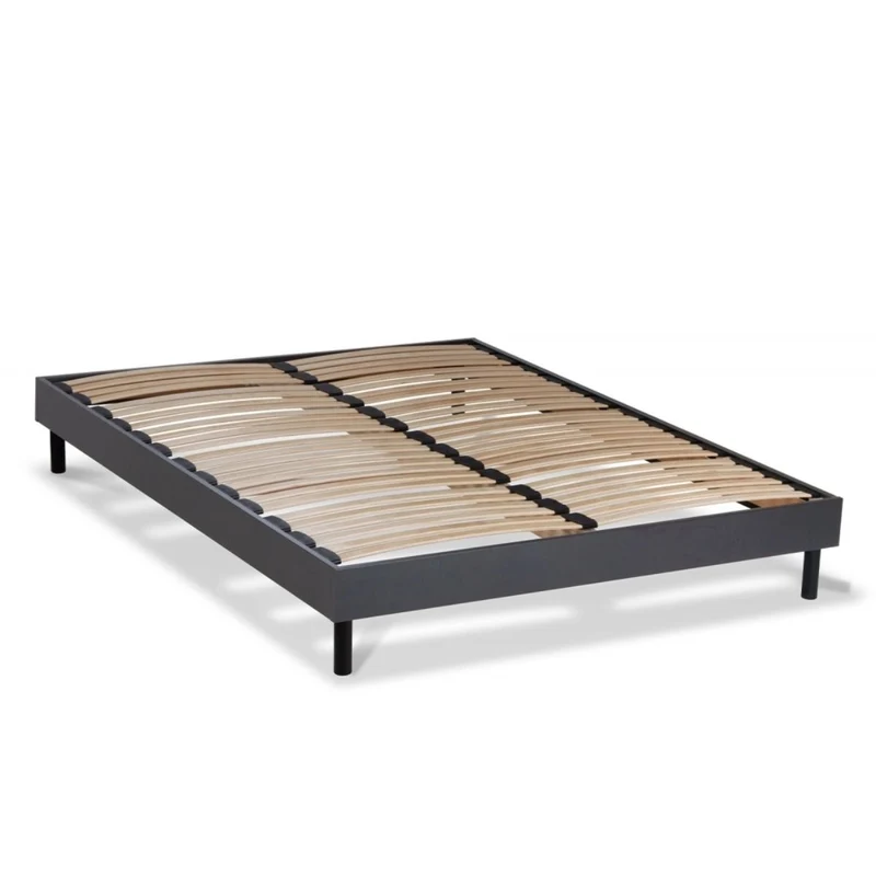 Sommier en kit bois Made in France - Bois, Blanc ou Gris
