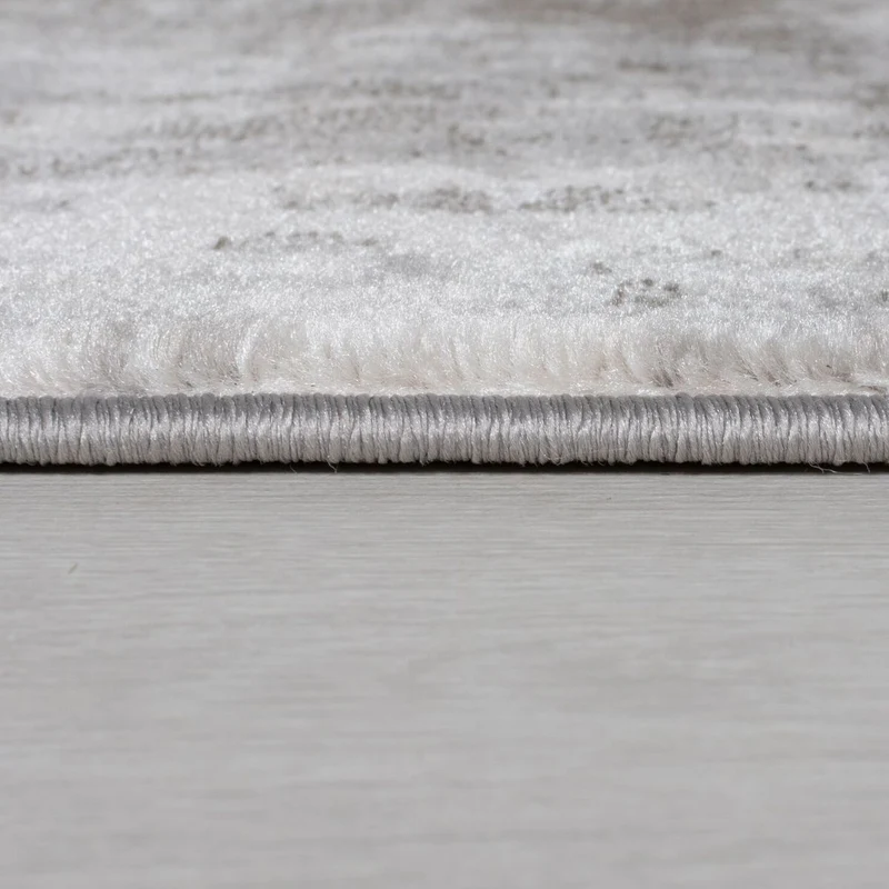 Tapis rond vintage Gris 160x160cm