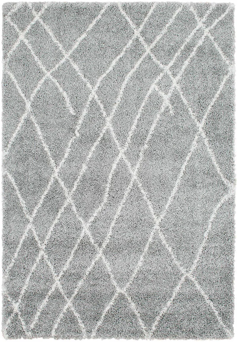 Tapis shaggy style Berbère ALBI Gris