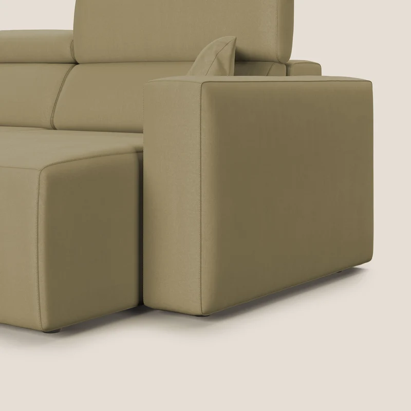 Orwell canapé avec assise extractible en microfibre détachable T11 beige