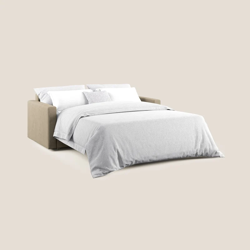 Chris canapé convertible en microfibre détachable T11 Taupe