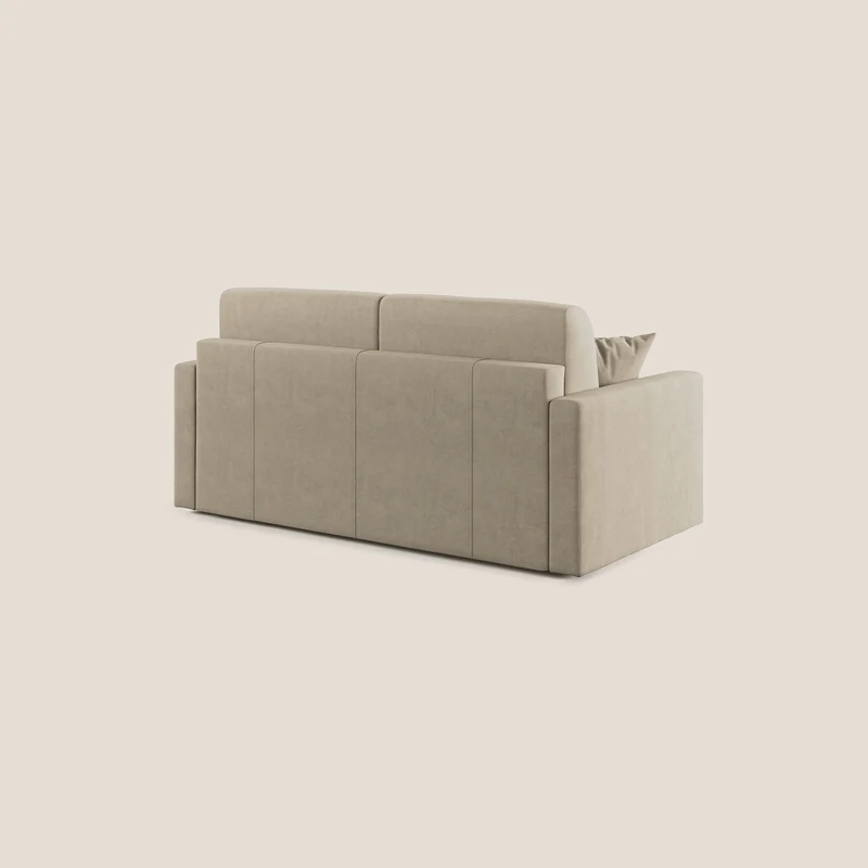 Chris canapé convertible en microfibre détachable T11 Taupe