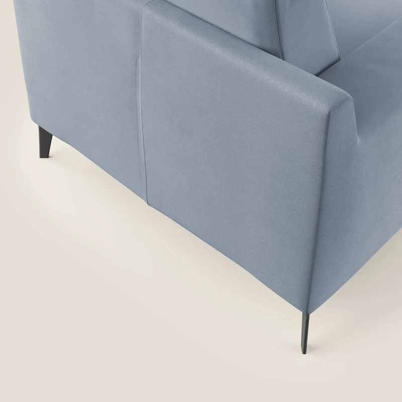 Prestige fauteuil moderne en microfibre détachable T11 sucre glace
