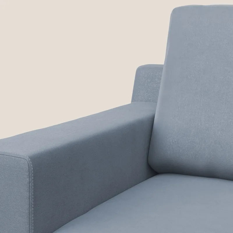 Prestige fauteuil moderne en microfibre détachable T11 sucre glace