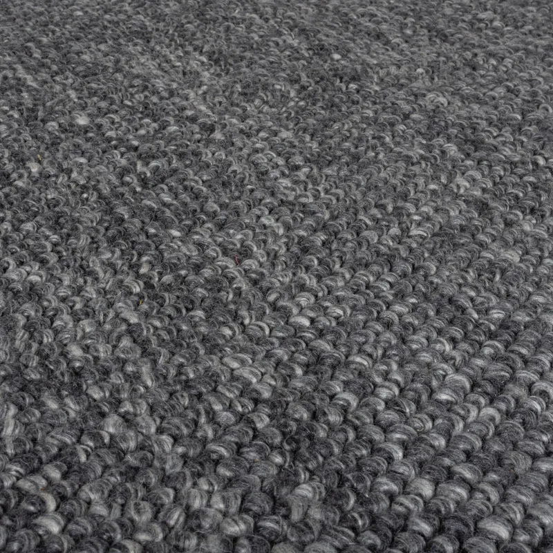 Tapis de couloir laine gris 60x230cm