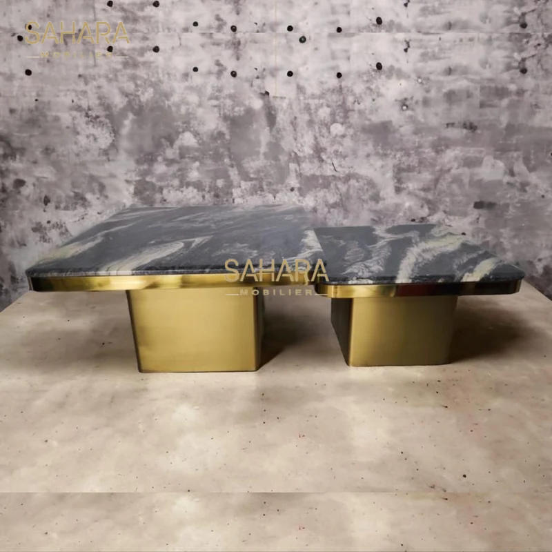TABLE BASSE GIGOGNE MARBRE B3615