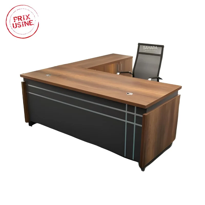 Pack Bureau ARLA ( Bureau 160cm avec Retour + Caisson + Bahut 160cm + Table Basse ) Réf B3614
