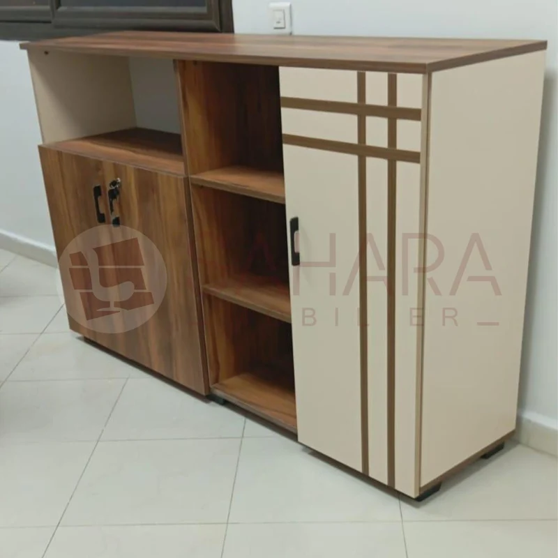 Pack Bureau ARLA ( Bureau 160cm avec Retour + Caisson + Bahut 160cm + Table Basse ) Réf B3614