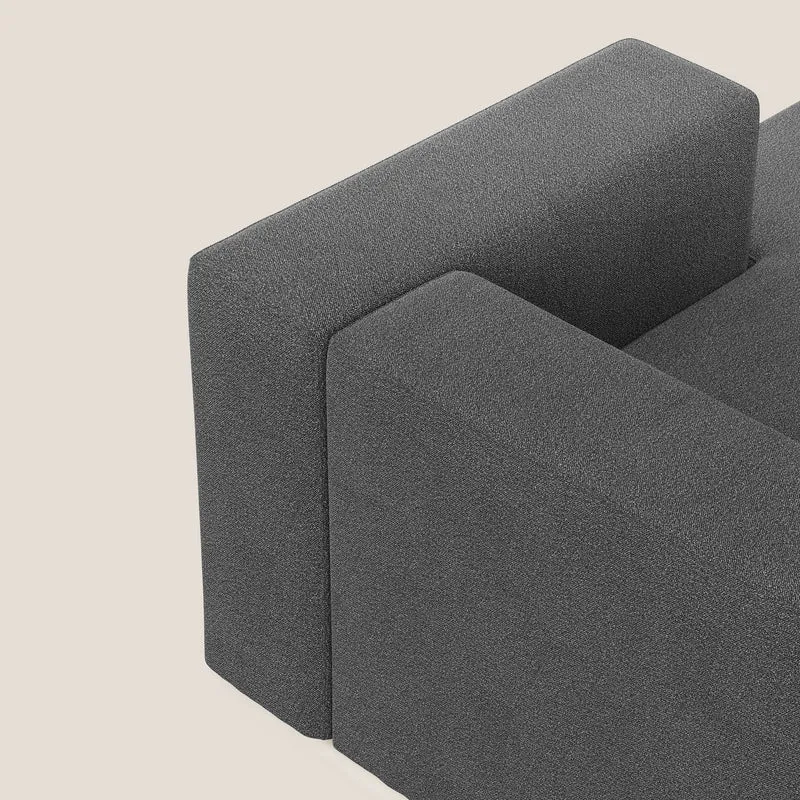 Nettuno module meridiénne en bouclette douce T07 anthracite