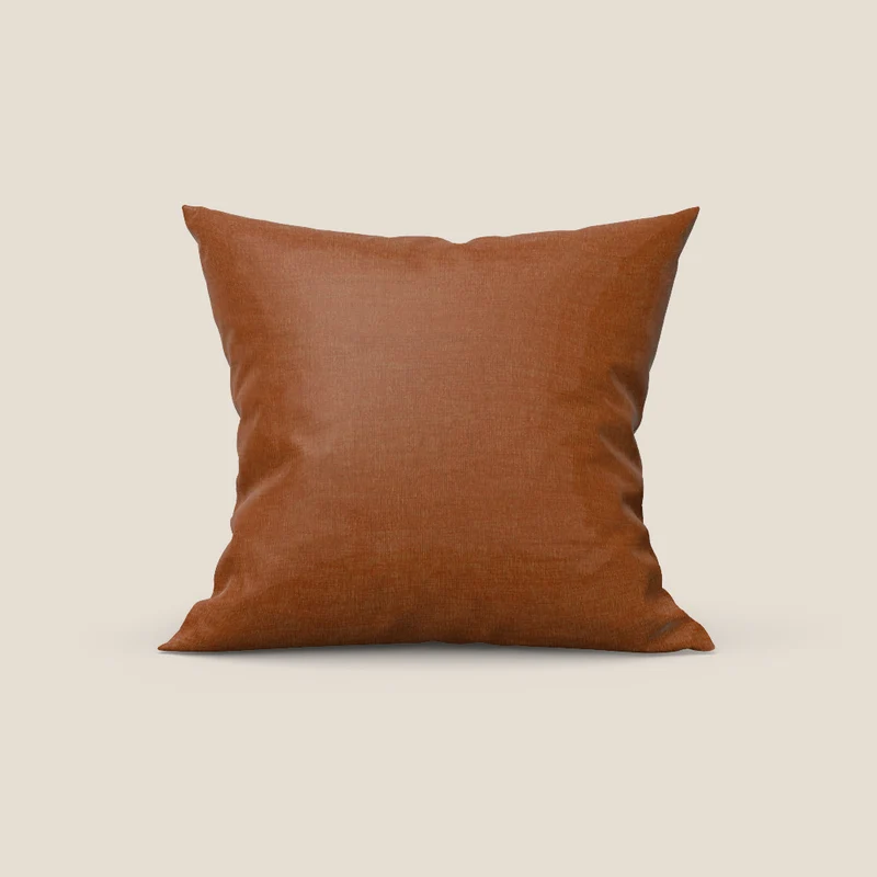 Aspen coussin en élégant tissu doux détachant T17 orange