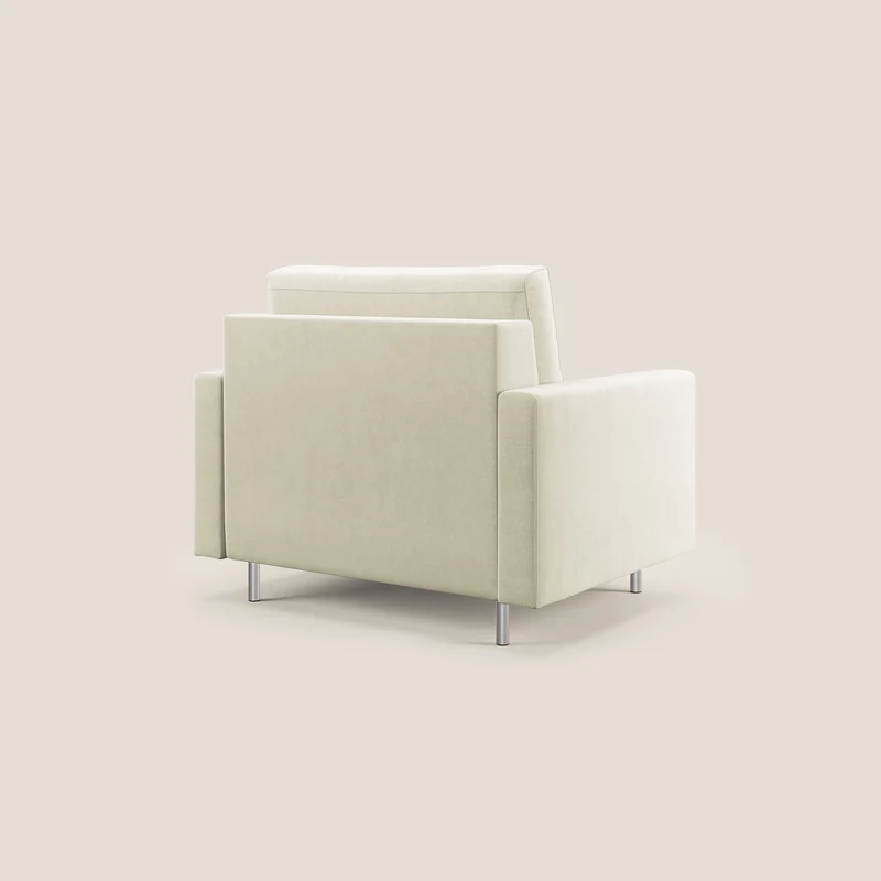 Megan fauteuil convertible en microfibre détachable T11 crème
