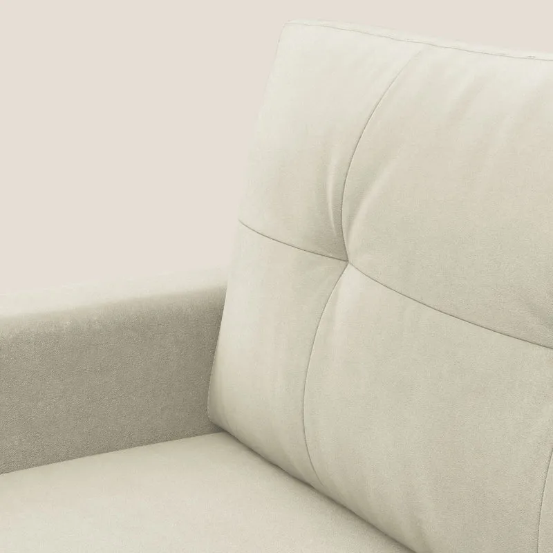Megan fauteuil convertible en microfibre détachable T11 crème