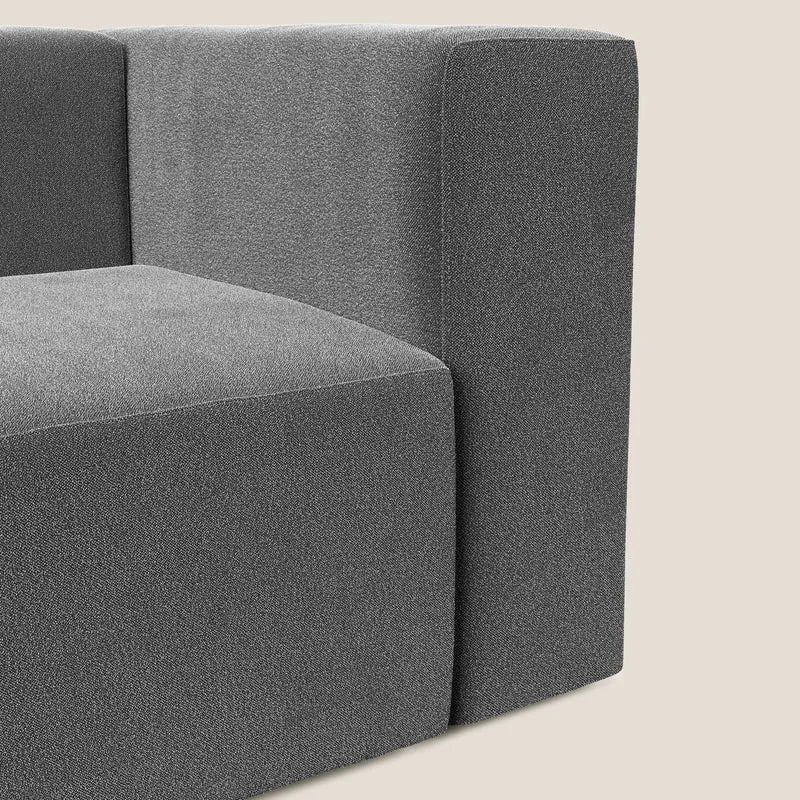 Nettuno module d'angle/latéral en bouclette douce T07 anthracite