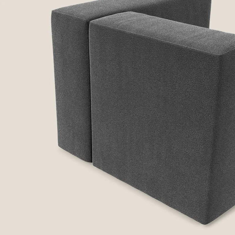 Nettuno module d'angle/latéral en bouclette douce T07 anthracite