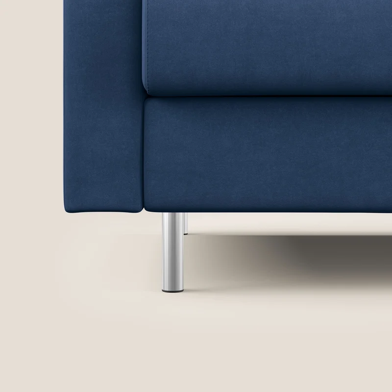 Megan canapé convertible en microfibre détachable T11 bleu