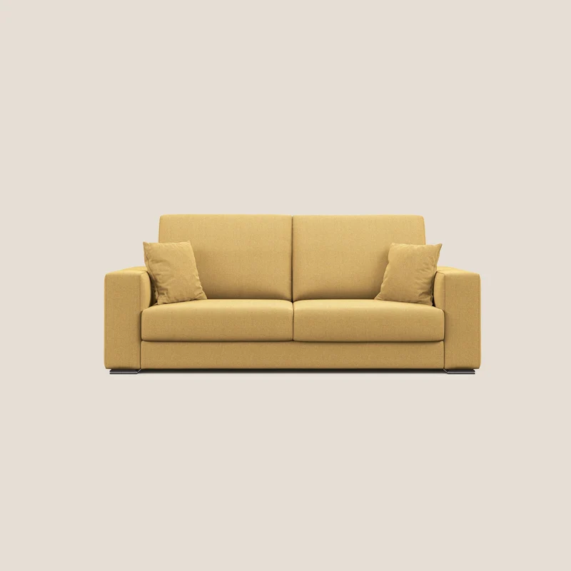 Marte canapé en tissu détachable et imperméable T08 jaune