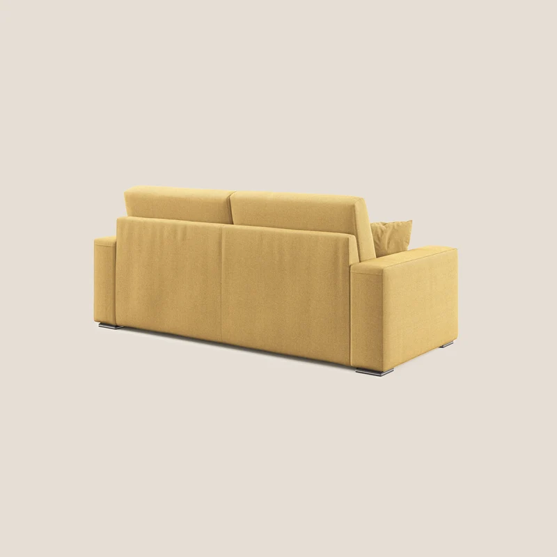 Marte canapé en tissu détachable et imperméable T08 jaune