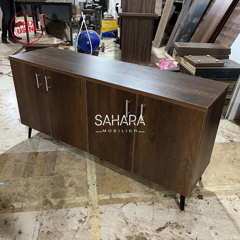 Bahut à 4 portes en bois Réf B3400