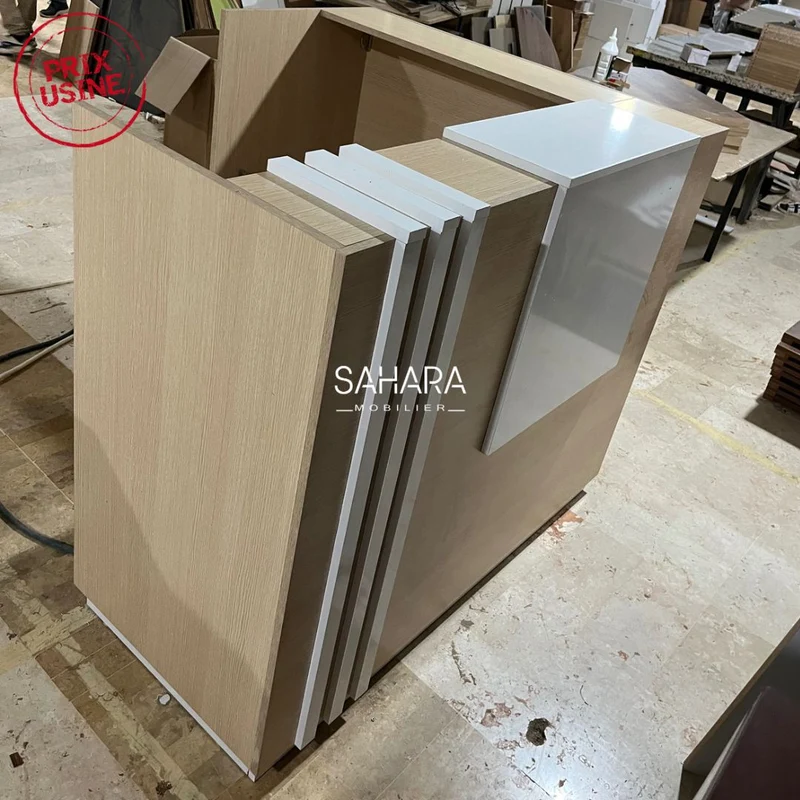 Comptoir d'accueil avec retour Réf B3338