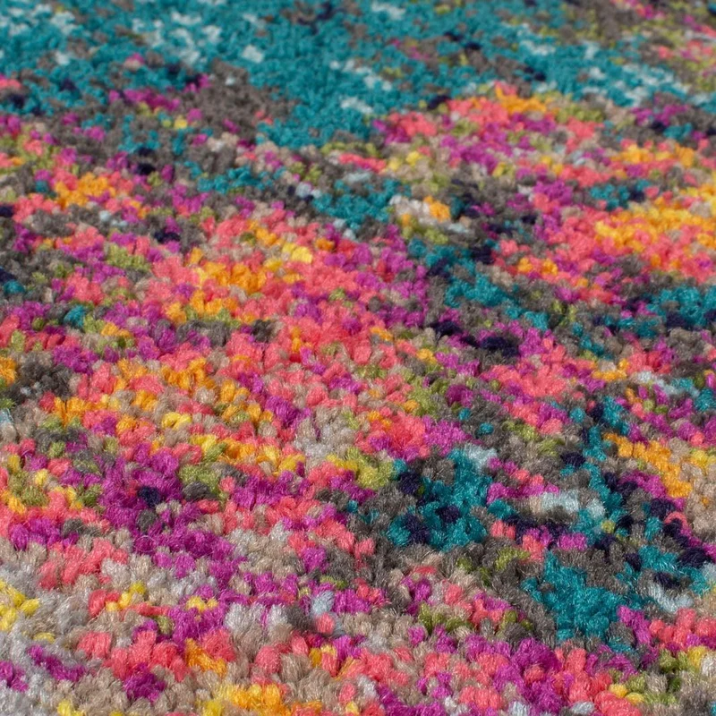 Tapis de couloir Abstraction Multicolore 66x230cm