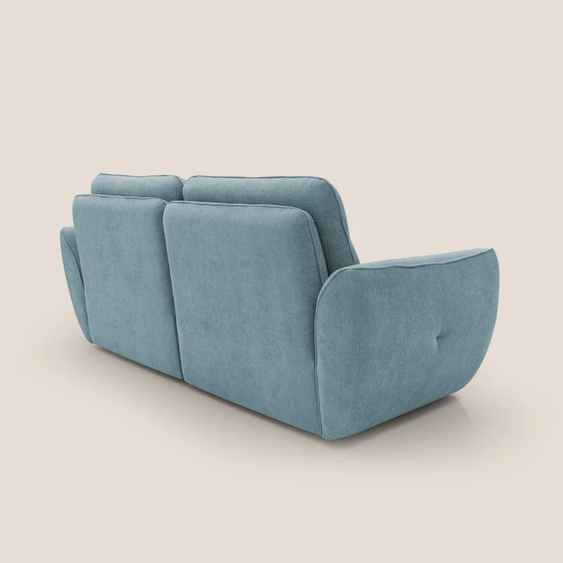 Cerbero canapé 2 ou 3 places en bouclette douce imperméable T07 sucre glace