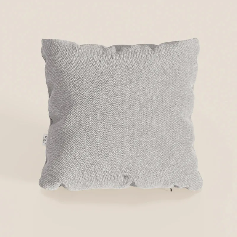 Sogno coussins carrés en tissu doux imperméable détachable T05 gris