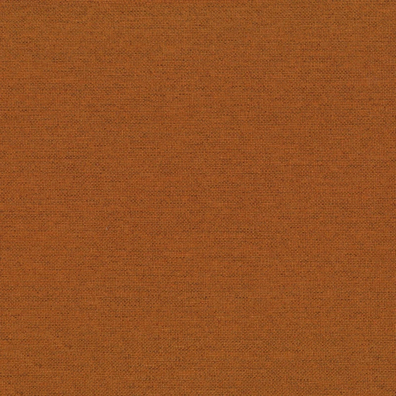 Dylan canapé avec pouf extractible à 3 assises en tissu flamme effet coton impermeabile T19 orange
