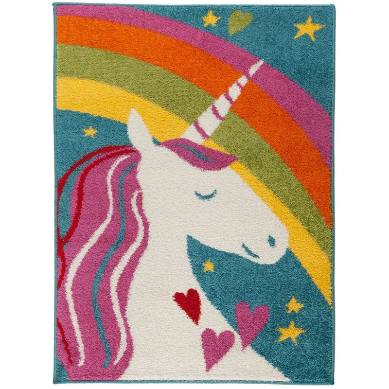 Tapis enfant Licorne 80x120cm