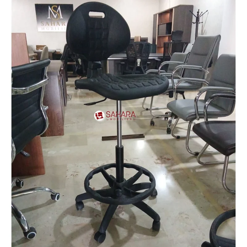 Fauteuil tabouret opérateur TULIPE Opti en piètement PVC B2475