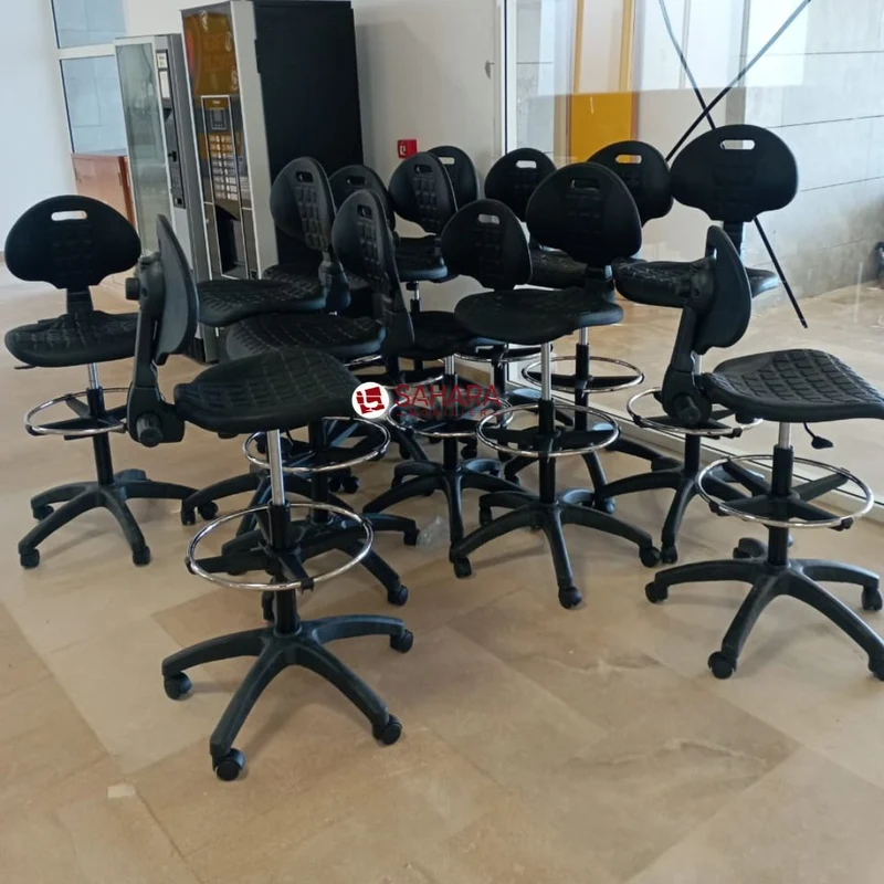 Fauteuil tabouret opérateur TULIPE Opti en piètement PVC B2475