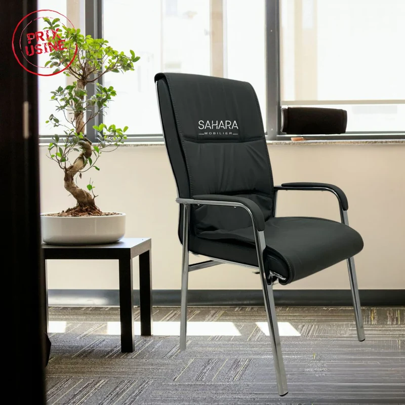 Fauteuil Visiteur Gris SCREAM Réf B3519