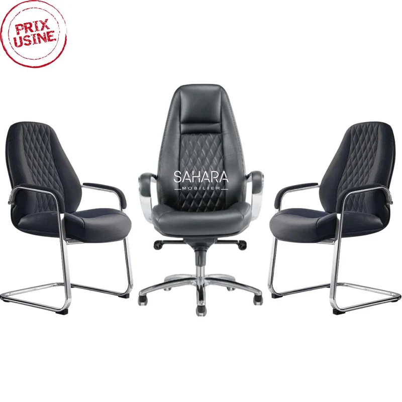 Ensemble Fauteuil TREND noir Réf B3468