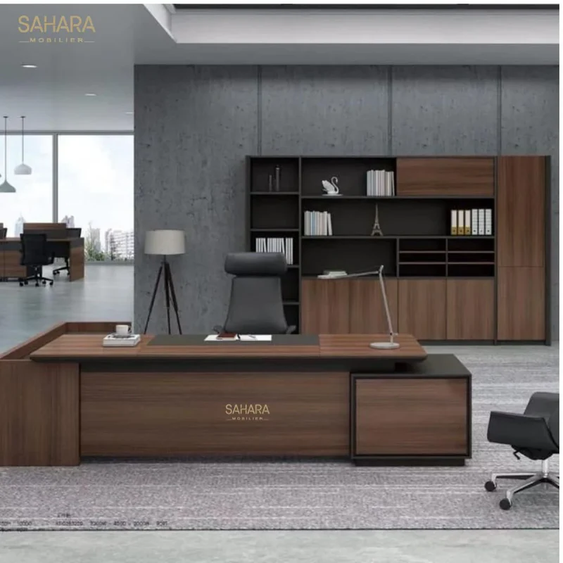 Pack : Bureau + bibliothéque + table basse Réf B3092