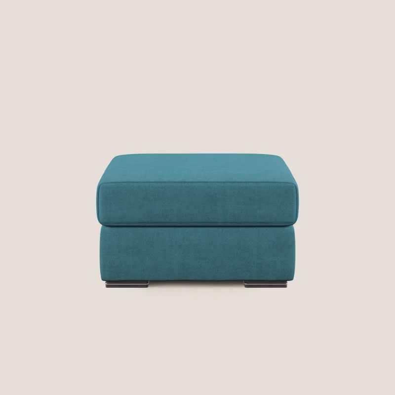 Sun pouf coffre en tissu imperméable T02 bleu ciel