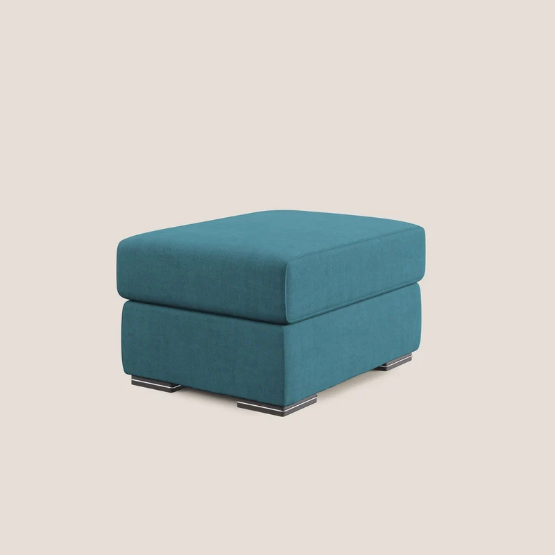 Sun pouf coffre en tissu imperméable T02 bleu ciel