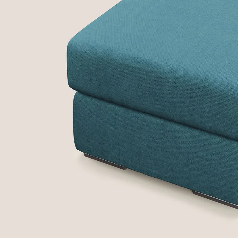Sun pouf coffre en tissu imperméable T02 bleu ciel