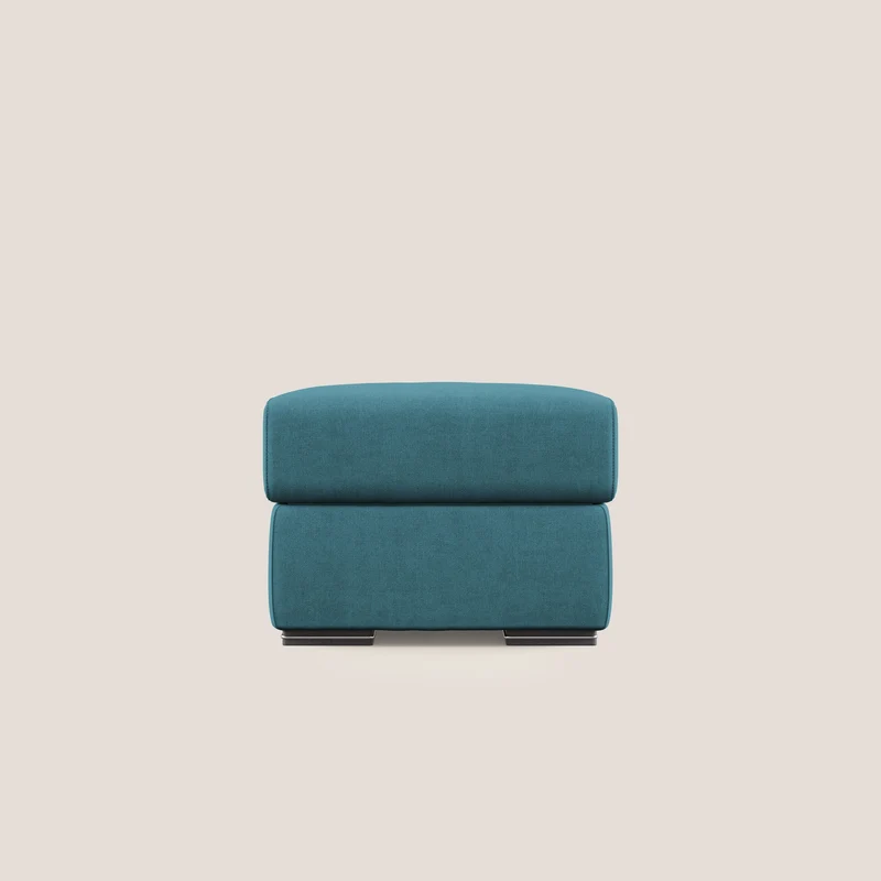 Sun pouf coffre en tissu imperméable T02 bleu ciel