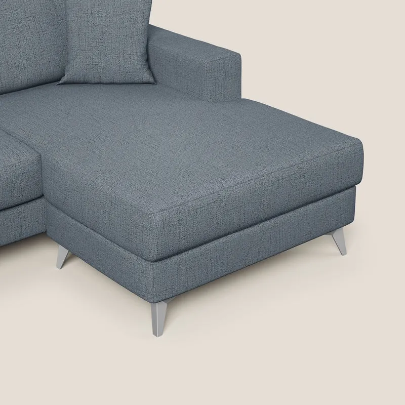 Michael Canapé d'angle REVERSIBLE en tissu imperméable T03 bleu