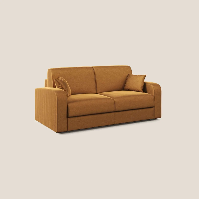 Lebron Canapé-lit double en velours doux T01 or