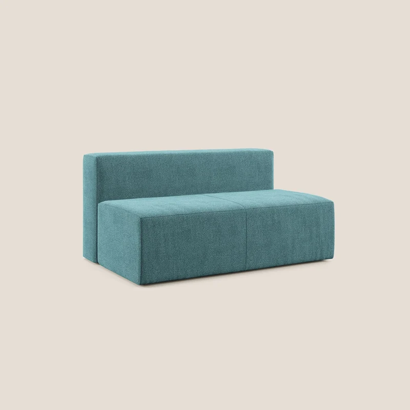 Nettuno module central maxi en bouclette douce T07 bleu ciel