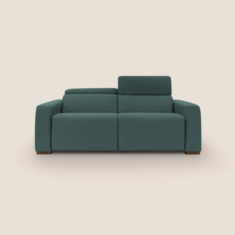 Poseidon canapé lit convertible + RELAX électrique en tissu imperméable détachable T05 vert