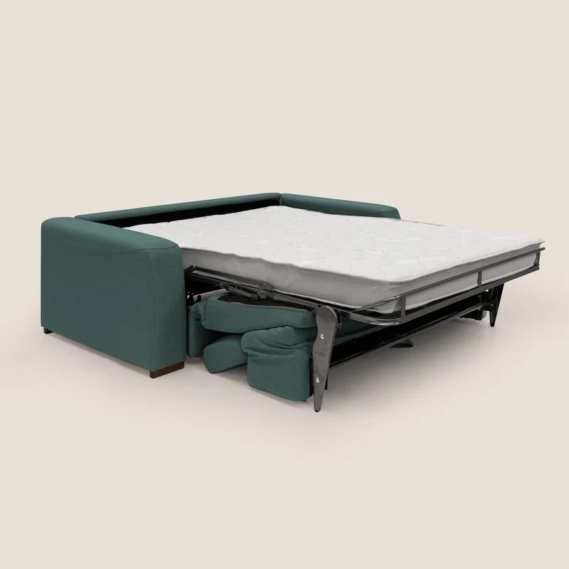 Poseidon canapé lit convertible + RELAX électrique en tissu imperméable détachable T05 vert