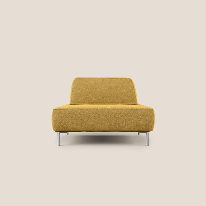 Newton fauteuil modulable avec dossier amovibles T07 jaune