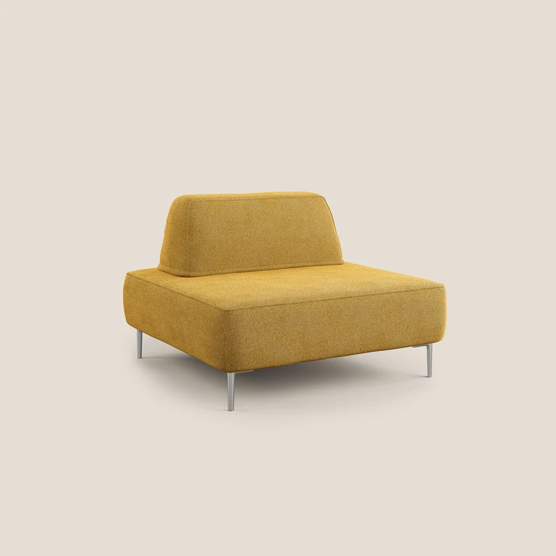 Newton fauteuil modulable avec dossier amovibles T07 jaune