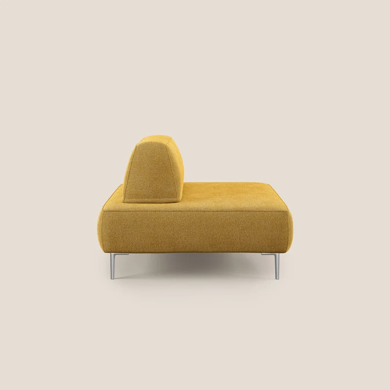 Newton fauteuil modulable avec dossier amovibles T07 jaune