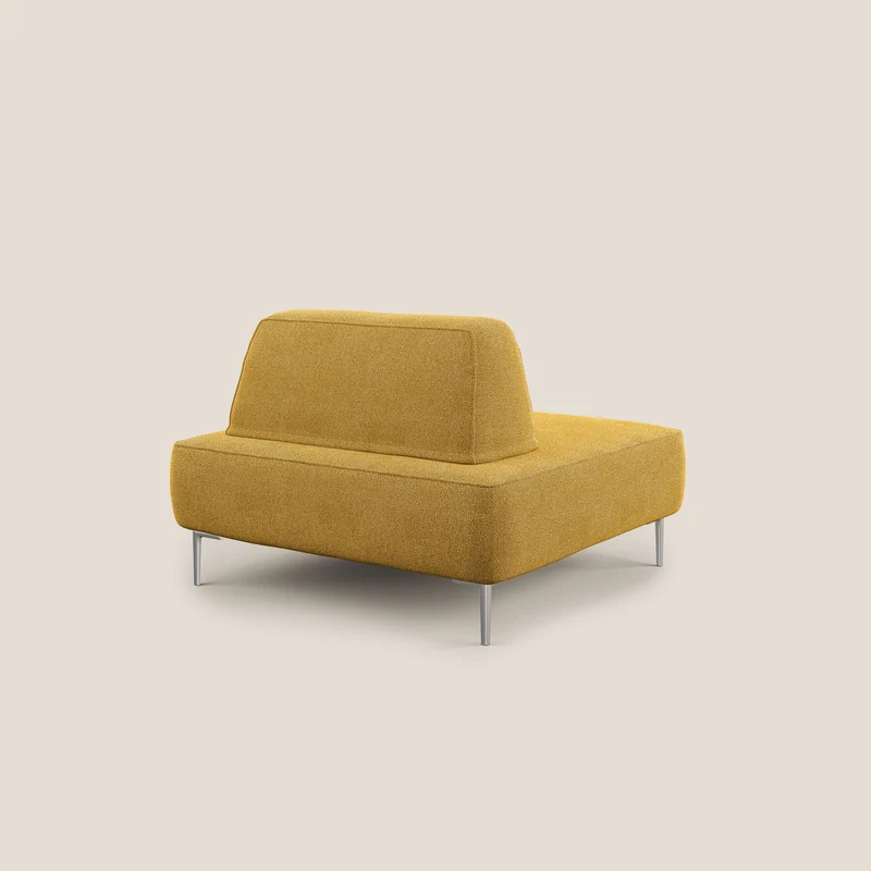 Newton fauteuil modulable avec dossier amovibles T07 jaune